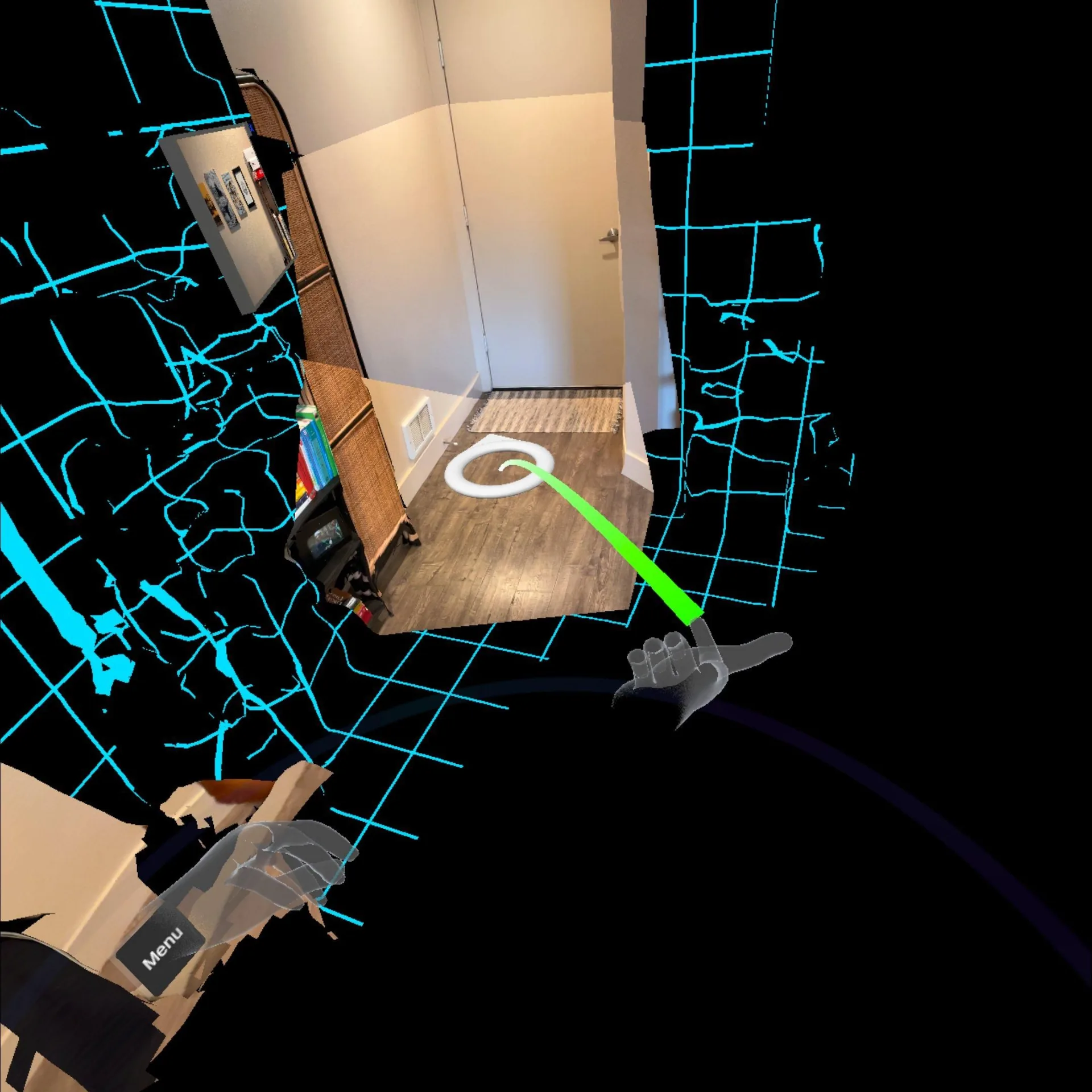 Moving around with a headset