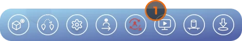 The World Rotate button