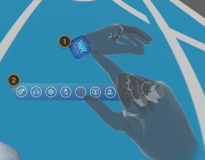 The wrist button